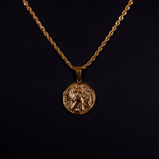 COLLAR ST. CHRISTOPHER GOLD