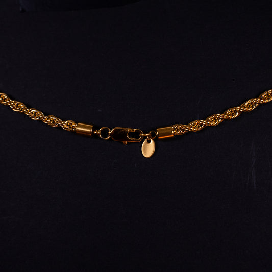 CADENA TOURBILLON GOLD 5MM