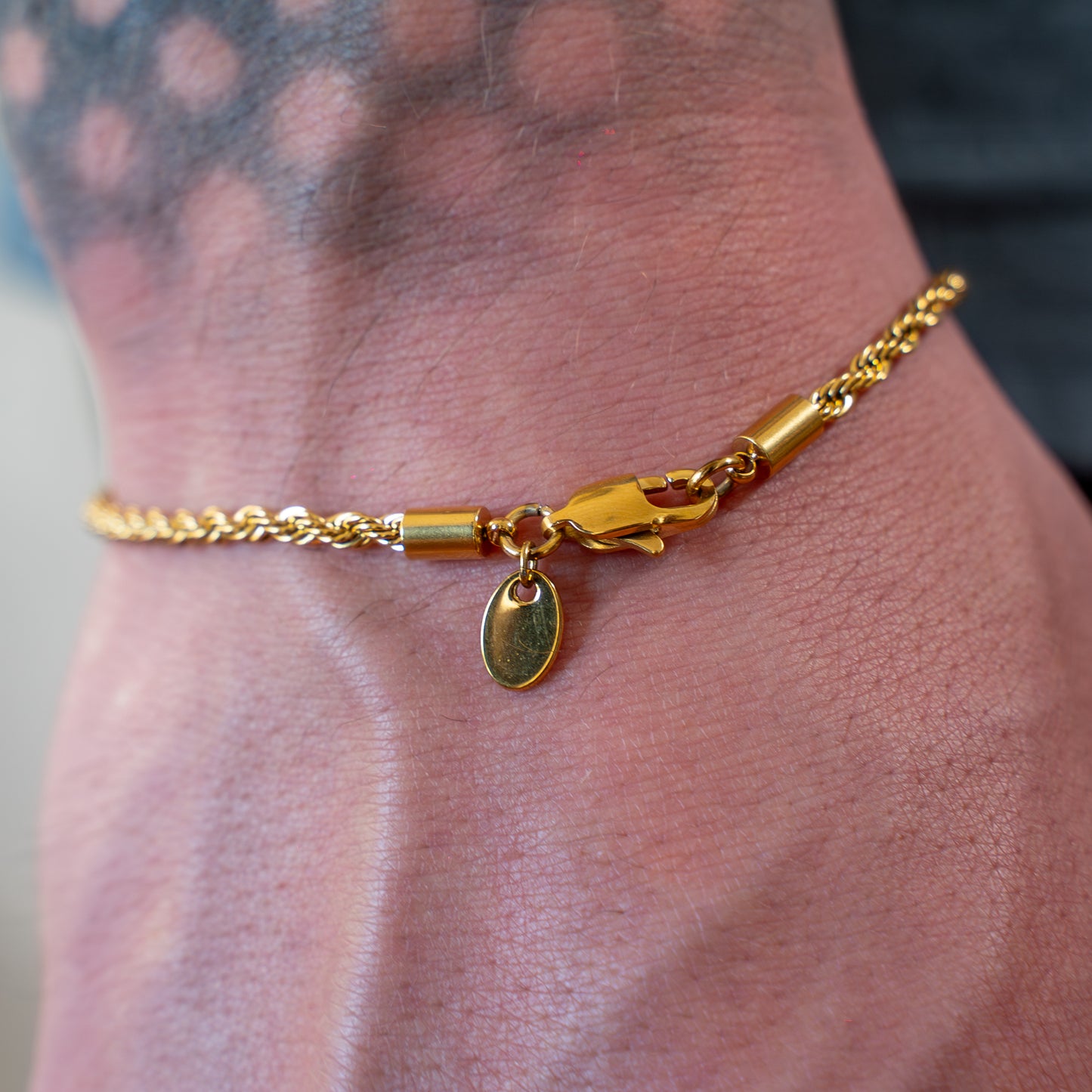 PULSERA TOURBILLON GOLD 3MM