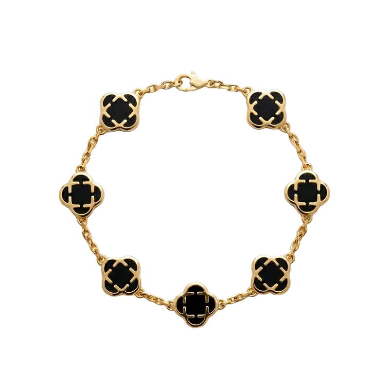 PULSERA TREBOL BLACK