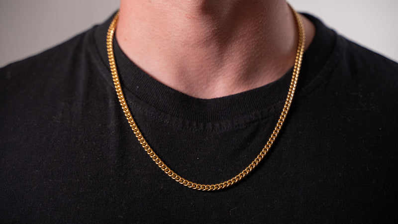 CADENA CUBAN 5MM GOLD