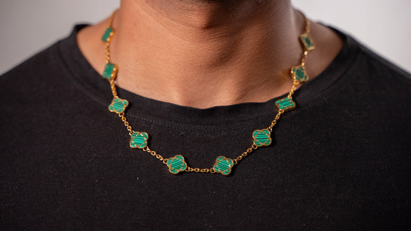 COLLAR TREBOL GREEN