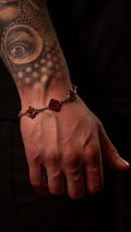 PULSERA TREBOL RED