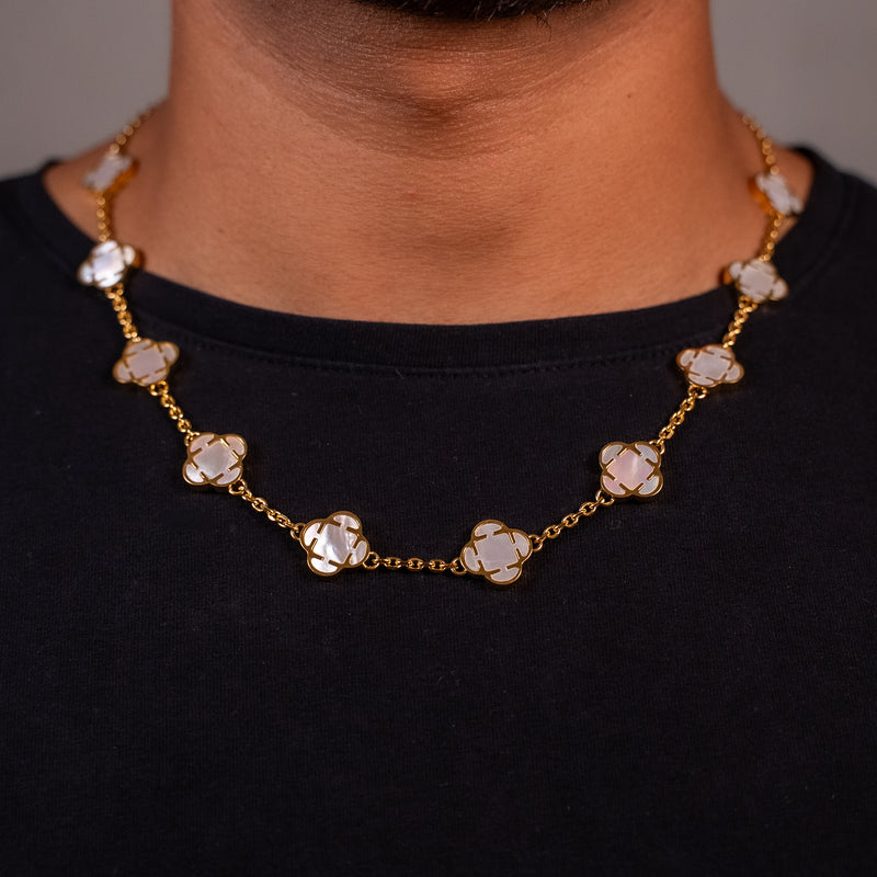COLLAR TREBOL WHITE