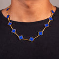 COLLAR TREBOL BLUE