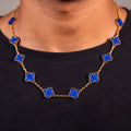 COLLAR TREBOL BLUE