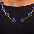 COLLAR TREBOL BLUE