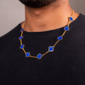 COLLAR TREBOL BLUE