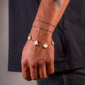 PULSERA TREBOL WHITE