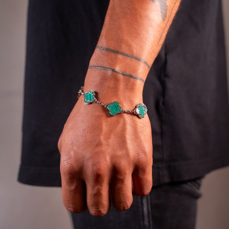PULSERA TREBOL GREEN