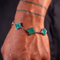 PULSERA TREBOL GREEN