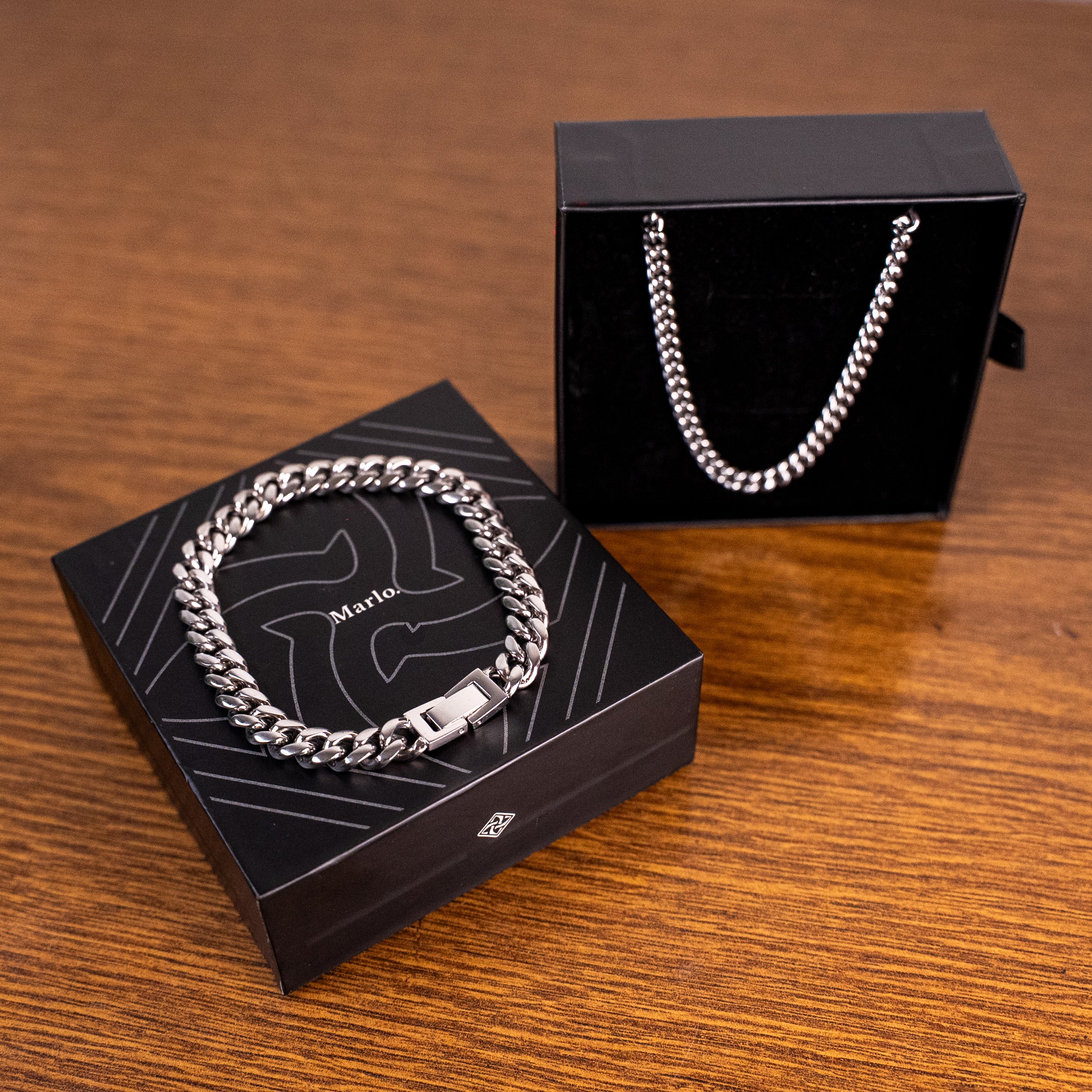 CUBAN SET - CUBAN CHAIN 5MM + PULSERA 8MM