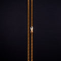 CADENA CUBAN 5MM GOLD