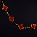 COLLAR TREBOL RED