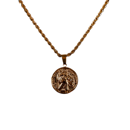 COLLAR ST. CHRISTOPHER GOLD