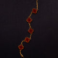 PULSERA TREBOL RED