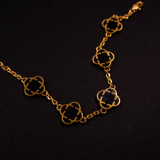 PULSERA TREBOL BLACK