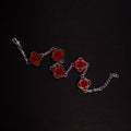 PULSERA TREBOL RED