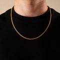 CADENA CUBAN 3MM GOLD