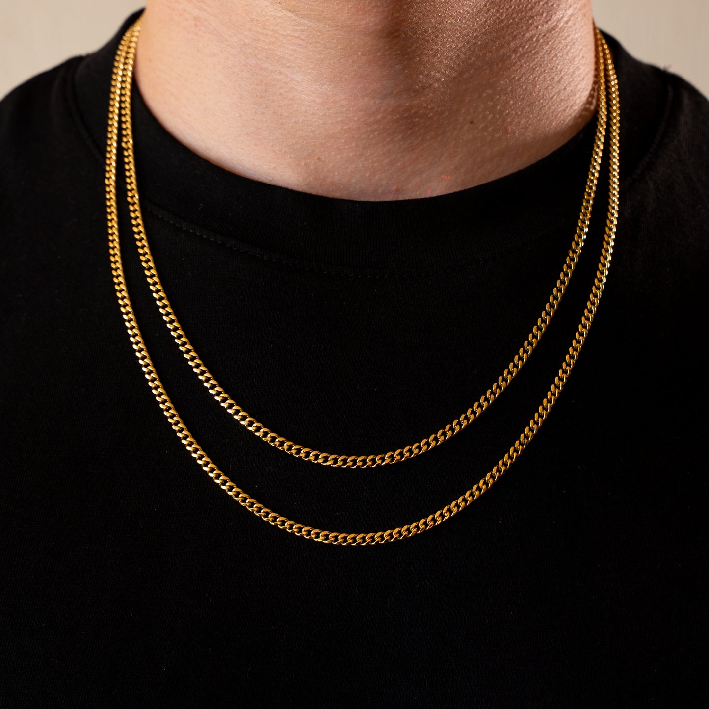 CADENA CUBAN GOLD 3MM