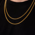 CADENA CUBAN 3MM GOLD