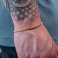 PULSERA TOURBILLON 3MM GOLD